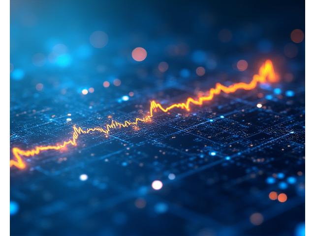 AI가 경제에 미치는 영향을 시각화한 히트맵과 경제 지표 대시보드