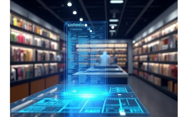 AI 기반의 개인화 추천 시스템이 작동하여 고객 경험을 향상시키는 모습